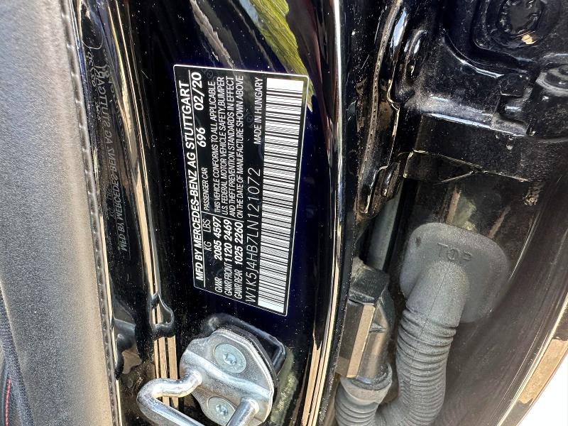 Продажа на аукционе авто 2020 Mercedes-benz Cla, vin: W1K5J4HB7LN121072, номер лота: 52203966