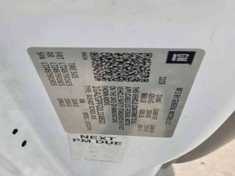 2020 Chevrolet Express მანქანა იყიდება აუქციონზე, vin: 1GAZGPFG1L1148522, აუქციონის ნომერი: 54228086