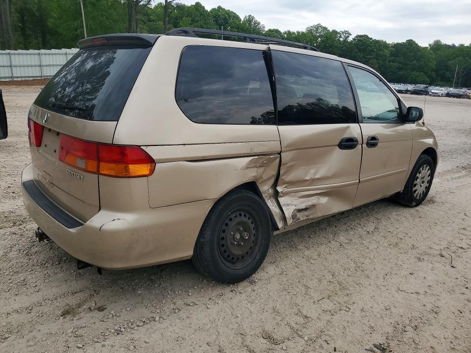 2002 Honda Odyssey მანქანა იყიდება აუქციონზე, vin: 5FNRL18512B007662, აუქციონის ნომერი: 52673706