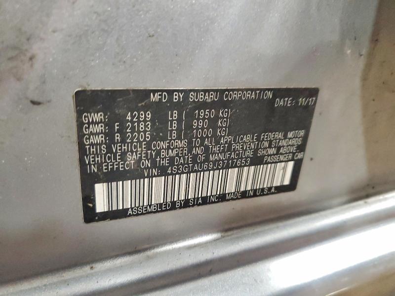 Продажа на аукционе авто 2018 Subaru Impreza, vin: 4S3GTAU69J3717653, номер лота: 53359416