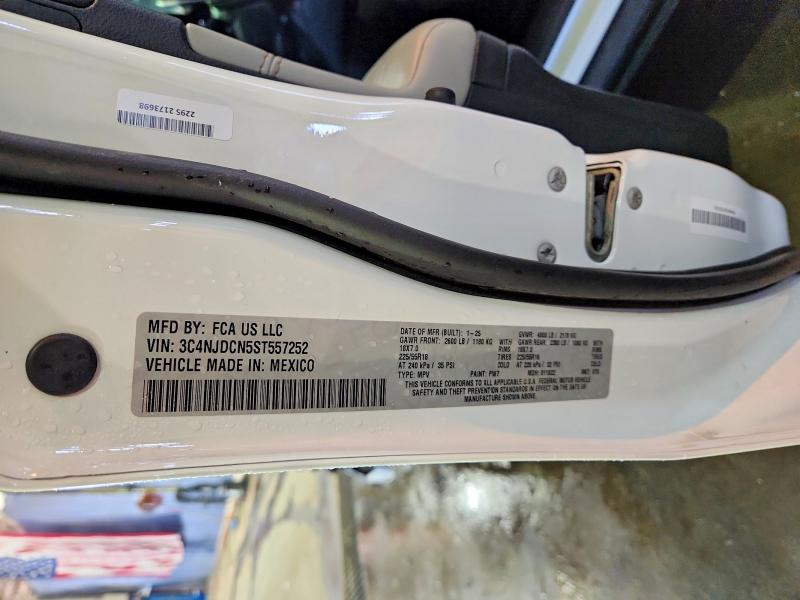 Продажа на аукционе авто 2025 Jeep Compass, vin: 3C4NJDCN5ST557252, номер лота: 54893206