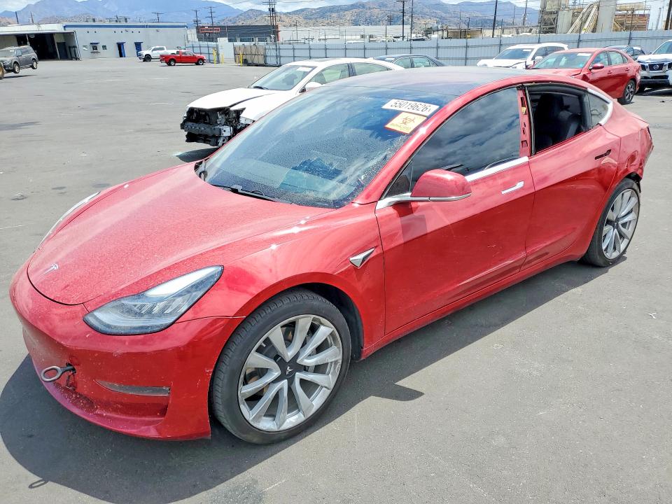 2018 Tesla Model 3 მანქანა იყიდება აუქციონზე, vin: 5YJ3E1EA0JF024470, აუქციონის ნომერი: 55019626
