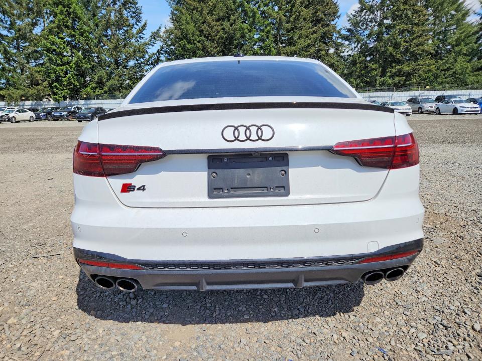 53669686 :رقم المزاد ، WAUB4AF49RA047075 vin ، 2024 Audi S4 مزاد بيع