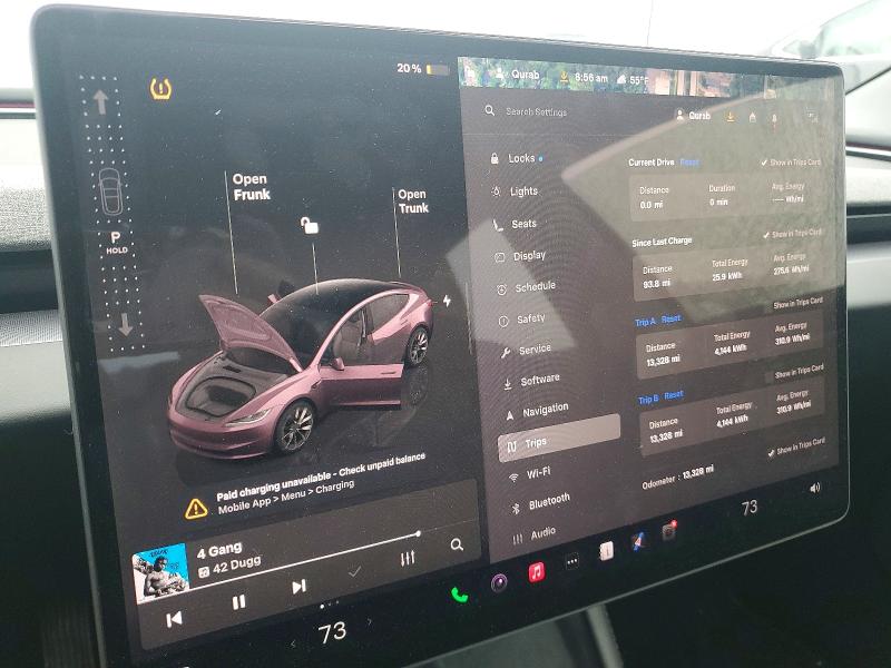 54090336 :رقم المزاد ، 5YJ3E1EA2SF062882 vin ، 2025 Tesla Model 3 مزاد بيع