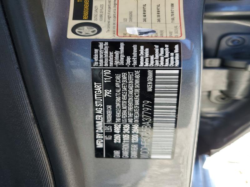 52101976 :رقم المزاد ، WDDHF5GB5BA377979 vin ، 2011 Mercedes-benz E مزاد بيع