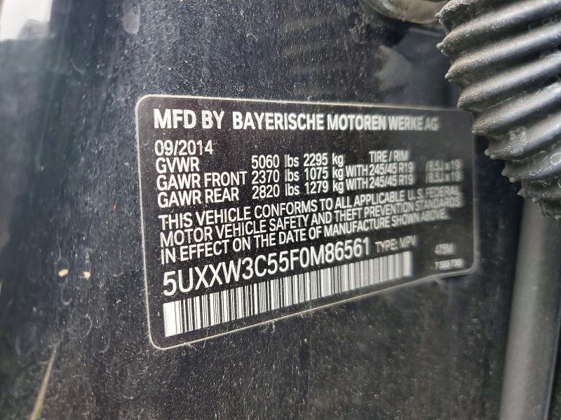 Продажа на аукционе авто 2015 Bmw X4, vin: 5UXXW3C55F0M86561, номер лота: 52429896