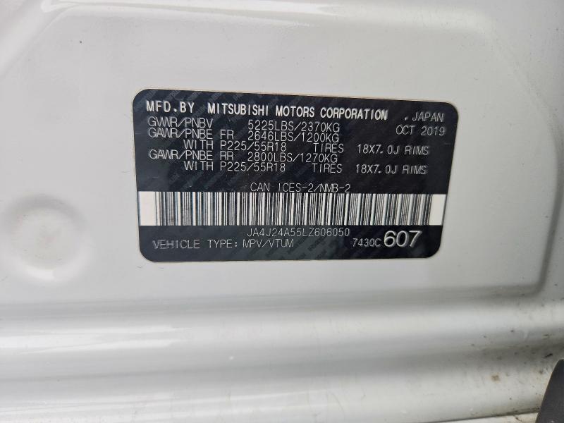 Продажа на аукционе авто 2020 Mitsubishi Outlander, vin: JA4J24A55LZ606050, номер лота: 49760096