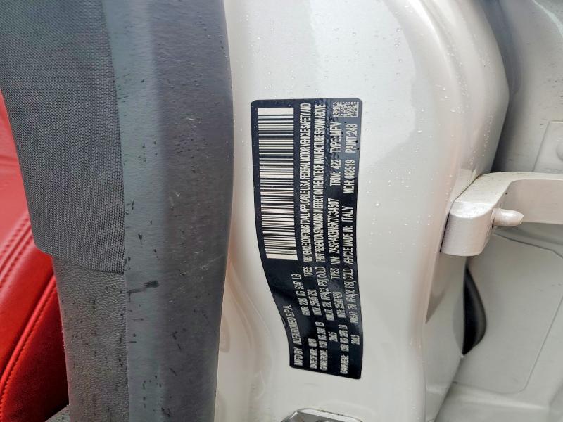 2019 Alfa Romeo Stelvio მანქანა იყიდება აუქციონზე, vin: ZASPAKBN5K7C34507, აუქციონის ნომერი: 77975635