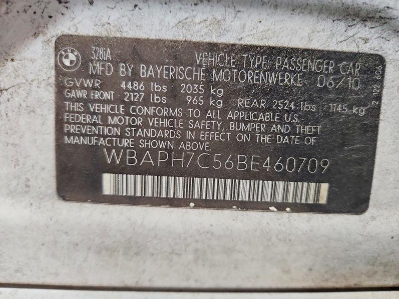 Aukcja sprzedaży 2011 Bmw 328, vin: WBAPH7C56BE460709, numer aukcji: 54878786