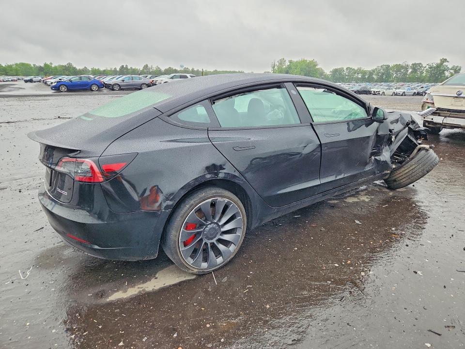 53780296 :رقم المزاد ، 5YJ3E1EC9PF414235 vin ، 2023 Tesla Model 3 مزاد بيع