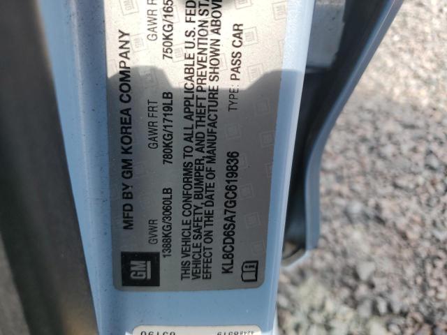 Aukcja sprzedaży 2016 Chevrolet Spark, vin: KL8CD6SA7GC619836, numer aukcji: 53255966