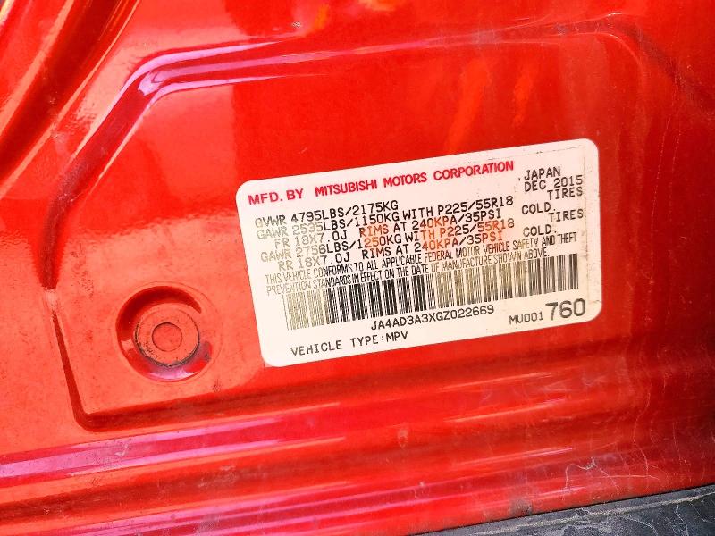 Aukcja sprzedaży 2016 Mitsubishi Outlander, vin: JA4AD3A3XGZ022669, numer aukcji: 52700956