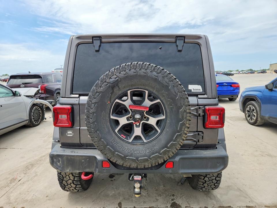 53911956 :رقم المزاد ، 1C4HJXFN4JW173272 vin ، 2018 Jeep Wrangler Unlimited مزاد بيع