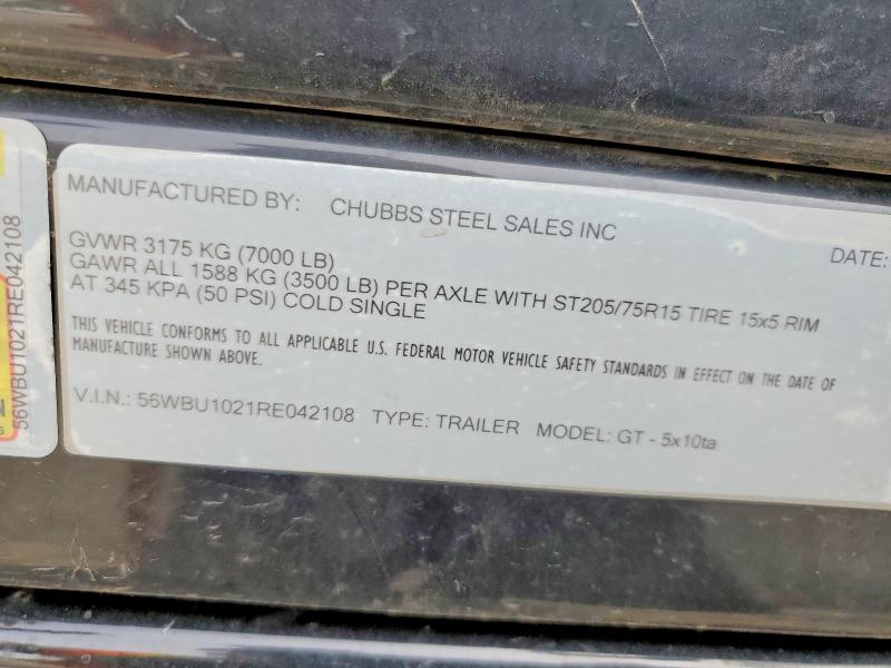 Продаж на аукціоні авто 2024 Chubbsteel Unknown, vin: 56WBU1021RE042108, номер лоту: 53922136