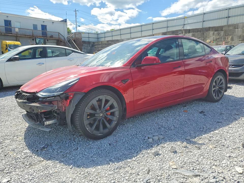 Продажа на аукционе авто 2021 Tesla Model 3, vin: 5YJ3E1EB6MF906790, номер лота: 53110656