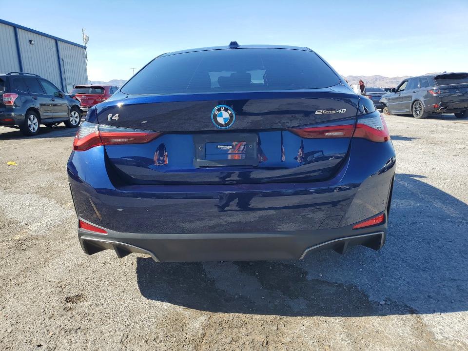 53651796 :رقم المزاد ، WBY73AW08NFN22199 vin ، 2022 Bmw I4 مزاد بيع