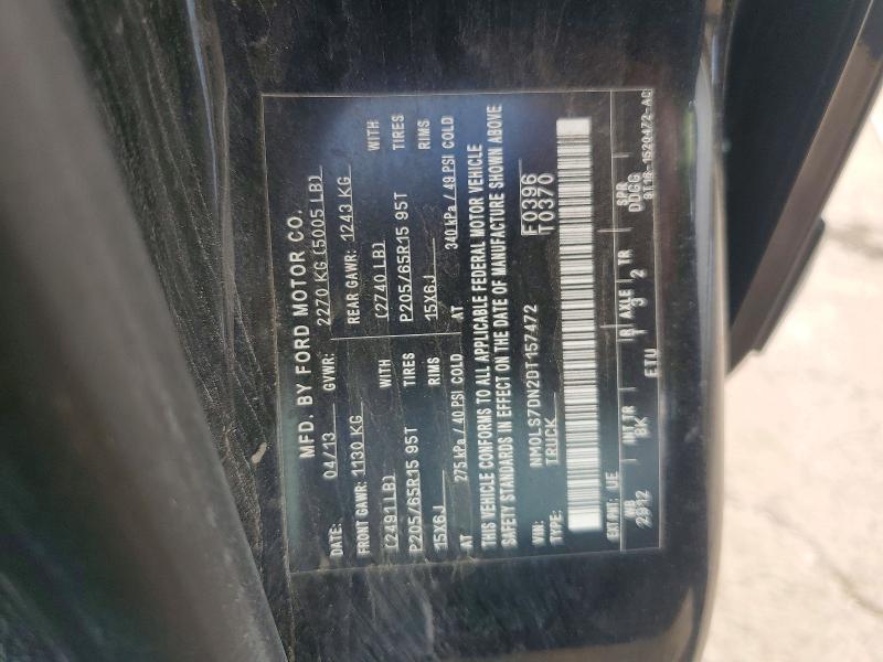Продаж на аукціоні авто 2013 Ford Transit Connect, vin: NM0LS7DN2DT157472, номер лоту: 52958806