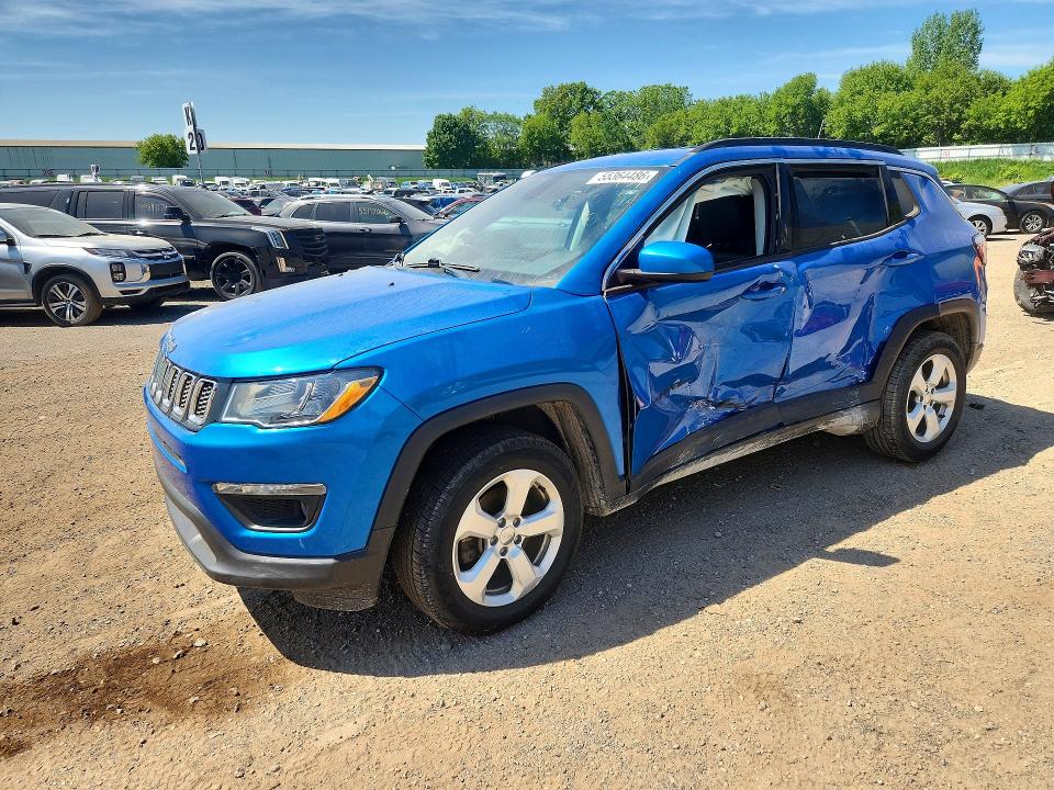 Продажа на аукционе авто 2017 Jeep Compass, vin: 3C4NJDBB5HT688746, номер лота: 55364486