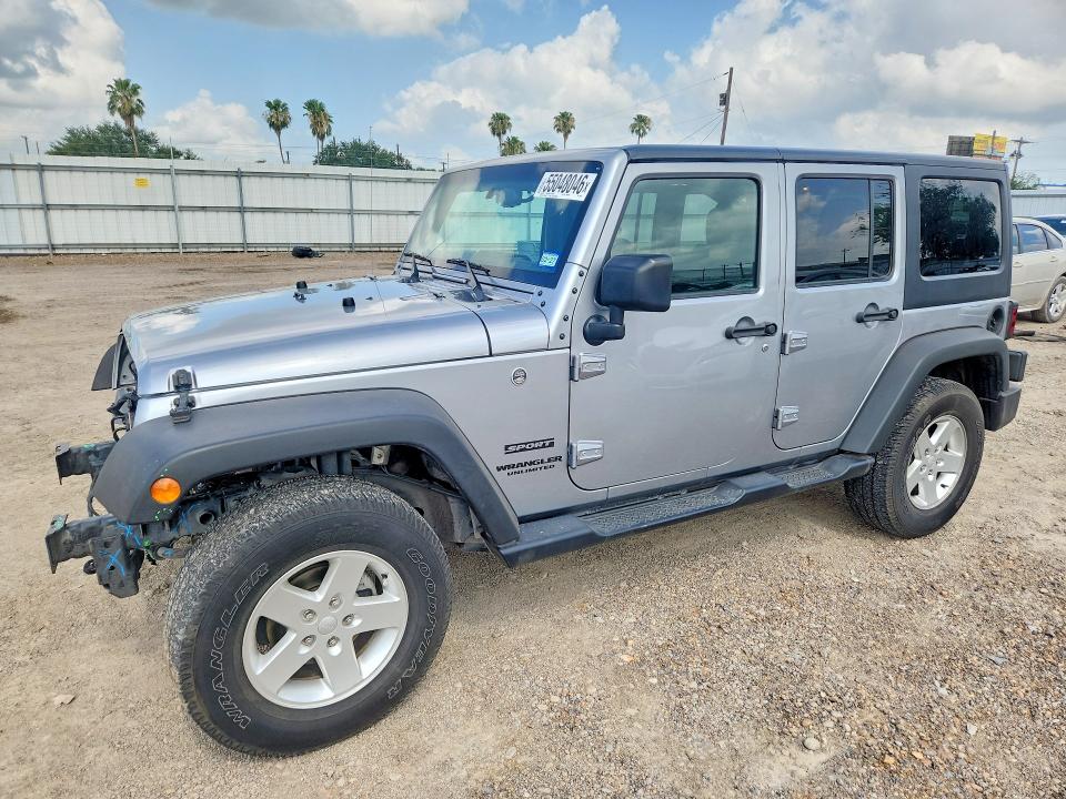 Продаж на аукціоні авто 2017 Jeep Wrangler Unlimited, vin: 1C4BJWDGXHL589214, номер лоту: 55048046