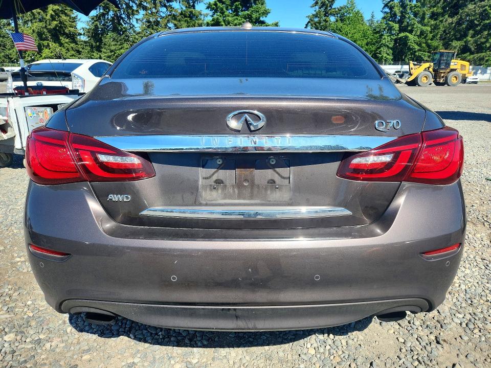 2018 Infiniti Q70 მანქანა იყიდება აუქციონზე, vin: JN1BY1AR2JM220175, აუქციონის ნომერი: 55287376
