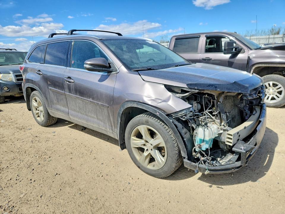 2015 Toyota Highlander მანქანა იყიდება აუქციონზე, vin: 5TDDKRFH1FS079827, აუქციონის ნომერი: 52778886