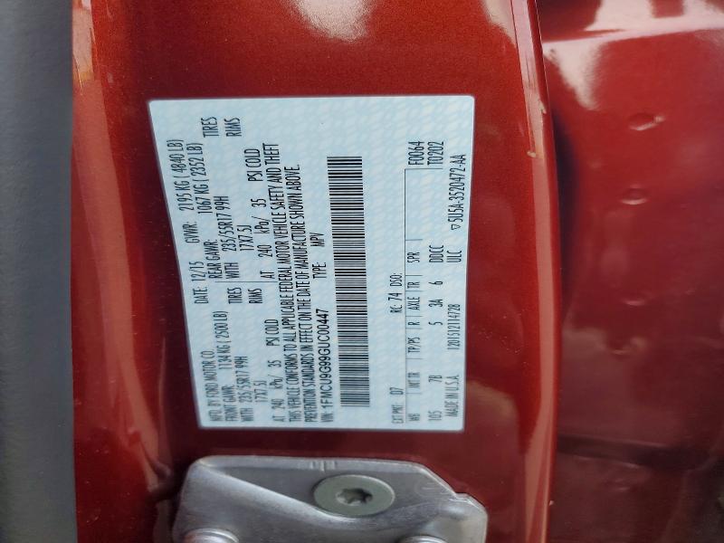 Продажа на аукционе авто 2016 Ford Escape, vin: 1FMCU9G99GUC00447, номер лота: 52057396