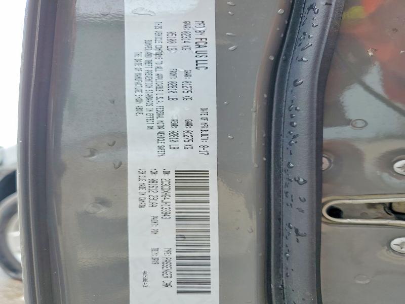 54800626 :رقم المزاد ، 2C3CDXHG4JH133843 vin ، 2018 Dodge Charger مزاد بيع