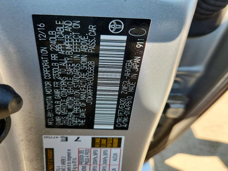 Продаж на аукціоні авто 2017 Toyota Prius Prime, vin: JTDKARFPXH3005828, номер лоту: 53737226