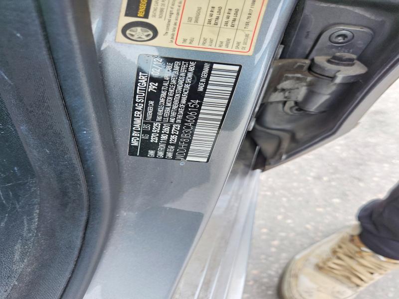2012 Mercedes-benz E მანქანა იყიდება აუქციონზე, vin: WDDHF8JB3CA606154, აუქციონის ნომერი: 54180016