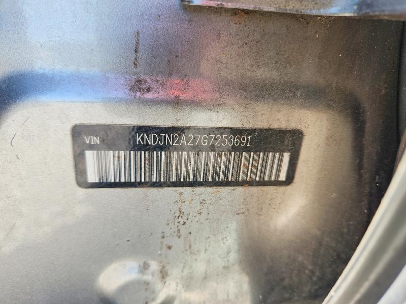 53698416 :رقم المزاد ، KNDJN2A27G7253691 vin ، 2016 Kia Soul مزاد بيع