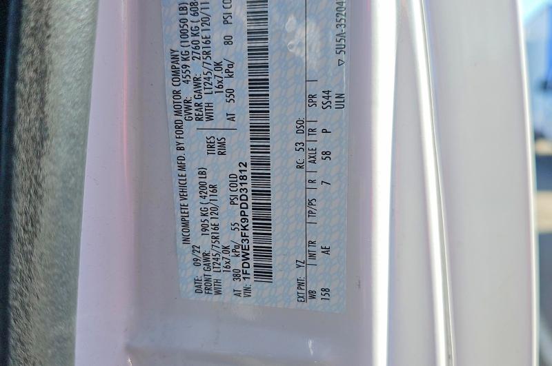 Aukcja sprzedaży 2023 Ford Econoline, vin: 1FDWE3FK9PDD31812, numer aukcji: 53762226