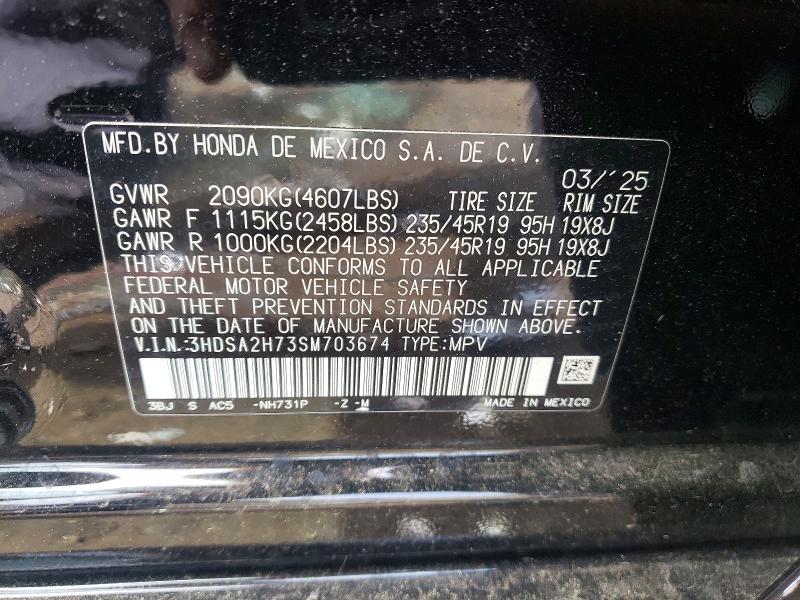 Продаж на аукціоні авто 2025 Acura Adx, vin: 3HDSA2H73SM703674, номер лоту: 55204416
