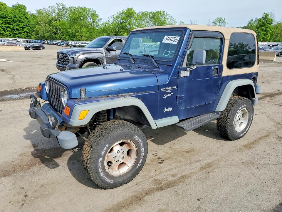 2000 Jeep Wrangler / Tj მანქანა იყიდება აუქციონზე, vin: 1J4FA49S1YP751141, აუქციონის ნომერი: 54694756