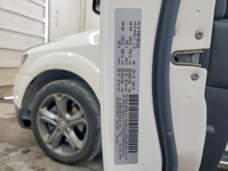 53788736 :رقم المزاد ، 3C4PDDGG3HT556119 vin ، 2017 Dodge Journey مزاد بيع