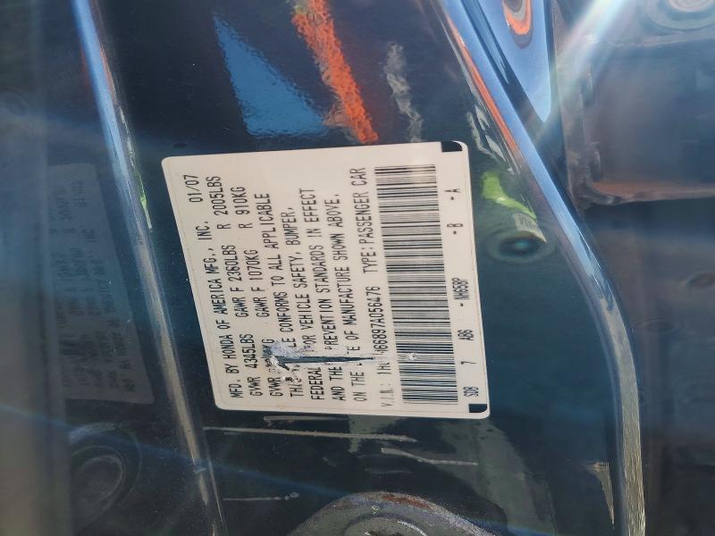 Продаж на аукціоні авто 2007 Honda Accord, vin: 1HGCM66897A056476, номер лоту: 54622566