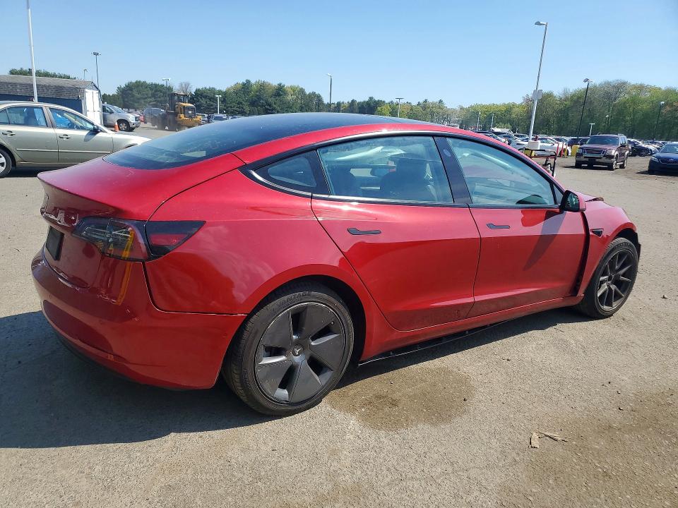 2022 Tesla Model 3 მანქანა იყიდება აუქციონზე, vin: 5YJ3E1EA4NF371001, აუქციონის ნომერი: 52660056