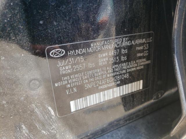 55313783 :رقم المزاد ، 5NPE24AF6GH281048 vin ، 2016 Hyundai Sonata Se مزاد بيع