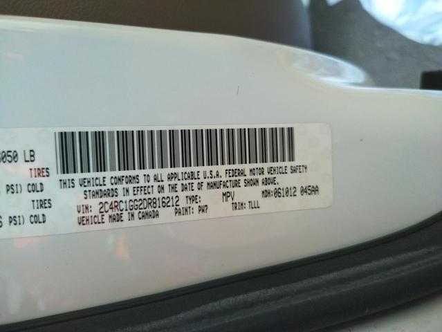 Продажа на аукционе авто 2013 Chrysler Town & Country Limited, vin: 2C4RC1GG2DR816212, номер лота: 56991313