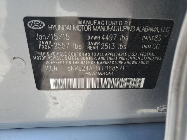 54874933 :رقم المزاد ، 5NPE24AF6FH168571 vin ، 2015 Hyundai Sonata Se مزاد بيع