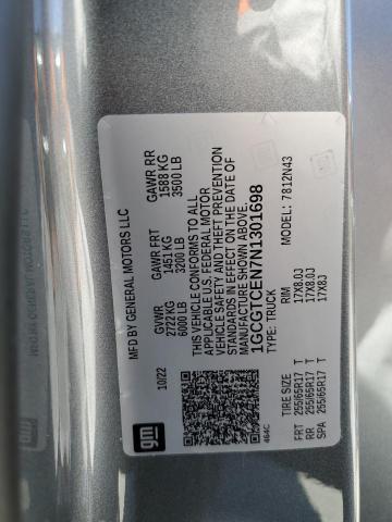 Продажа на аукционе авто 2022 Chevrolet Colorado Lt, vin: 1GCGTCEN7N1301698, номер лота: 58182593