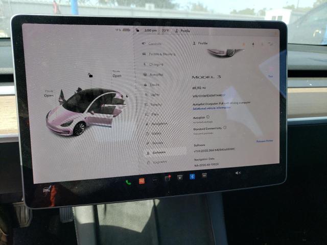 55322613 :رقم المزاد ، 5YJ3E1EA1NF144607 vin ، 2022 Tesla Model 3 مزاد بيع