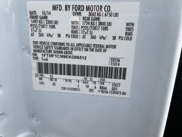 57272363 :رقم المزاد ، 1FTMF1CM9EKG06512 vin ، 2014 Ford F150 مزاد بيع