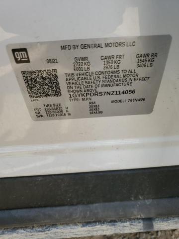 Продаж на аукціоні авто 2022 Cadillac Xt6 Premium Luxury, vin: 1GYKPDRS7NZ114056, номер лоту: 55236293