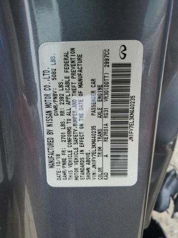 Auction sale of the 2019 Infiniti Q60 Red Sport 400, vin: JN1FV7EL3KM440235, lot number: 56952753