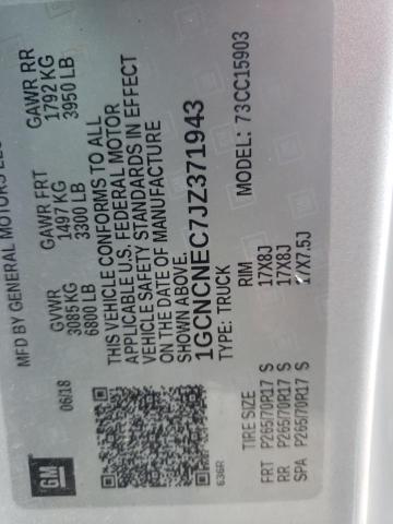 57620093 :رقم المزاد ، 1GCNCNEC7JZ371943 vin ، 2018 Chevrolet Silverado C1500 مزاد بيع