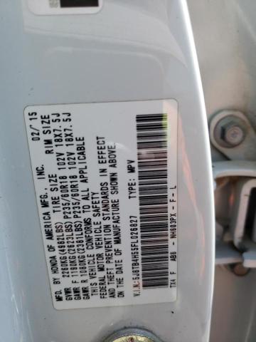54112643 :رقم المزاد ، 5J8TB4H55FL026827 vin ، 2015 Acura Rdx Technology مزاد بيع