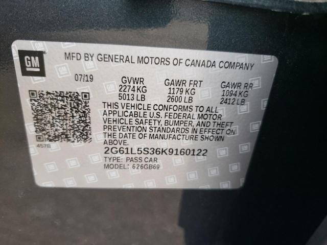 2019 Cadillac Xts მანქანა იყიდება აუქციონზე, vin: 2G61L5S36K9160122, აუქციონის ნომერი: 57665323