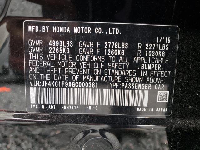 Aukcja sprzedaży 2016 Acura Rlx Advance, vin: JH4KC1F9XGC000381, numer aukcji: 56523793