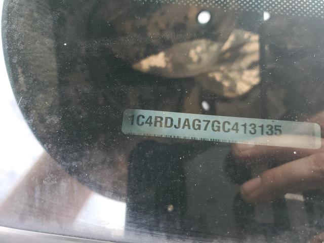 58471373 :رقم المزاد ، 1C4RDJAG7GC413135 vin ، 2016 Dodge Durango Sxt مزاد بيع