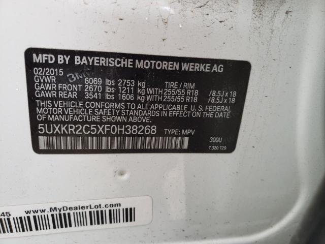 Aukcja sprzedaży 2015 Bmw X5 Sdrive35i, vin: 5UXKR2C5XF0H38268, numer aukcji: 57048243